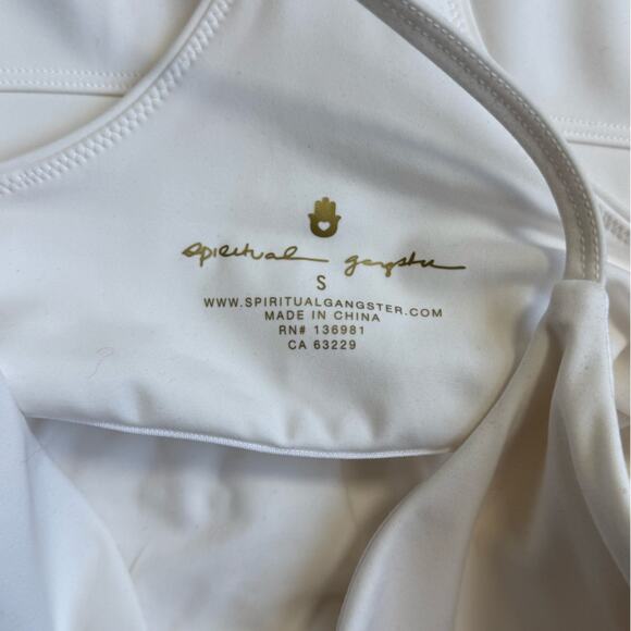 New Spiritual Gangster Jet Active Mini Dress in White Womens Small Anthropologie - Picture 9 of 10